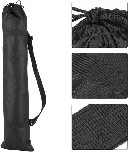 Camera Tripod Bag, Black Portable Folding Oxford Padded Tripod Photography Bag, Outdoor Carrying Bag with Strap for Camera Tripod Monopod Microphone Tripod (75cm) in Saudi Arabia