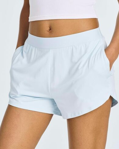 3 Pack Women's 3" Dry-Fit Dolphin Running Shorts with Pockets - Athletic Gym Workout Basketball Sports Shorts in Saudi Arabia