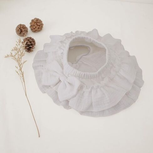 Newborn Baby Girl Cotton Skirts with Built-in Shorts Toddlers Ruffle Diaper Covers Infant Skorts with Bows Headband Set in Saudi Arabia