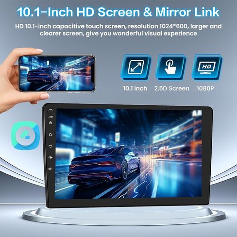 (2+64GB) Inefala Android 13 Car Stereo Upgrade for Toyota Corolla 2017-2018 Levin 2017 with Wireless Carplay Android Auto, 10.1" Touchscreen with GPS WiFi BT FM SWC Canbus MIC Backup Camera in Saudi Arabia