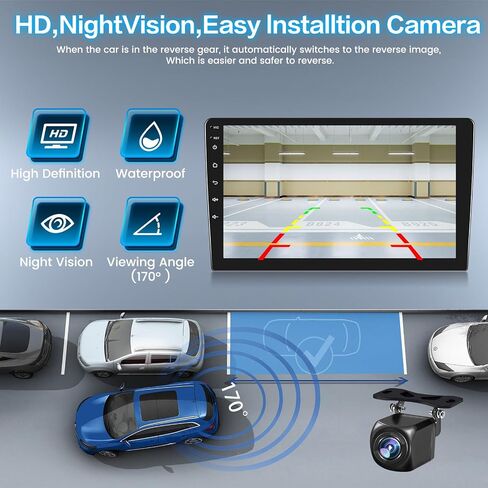 (2+64GB) Inefala Android 13 Car Stereo Upgrade for Toyota Corolla 2017-2018 Levin 2017 with Wireless Carplay Android Auto, 10.1" Touchscreen with GPS WiFi BT FM SWC Canbus MIC Backup Camera in Saudi Arabia