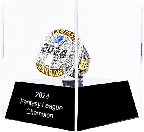 جائزة 2024 Fantasy Football Championship Trophy Ring Award الفائز الرياضي FFL Champion Ring in Kuwait