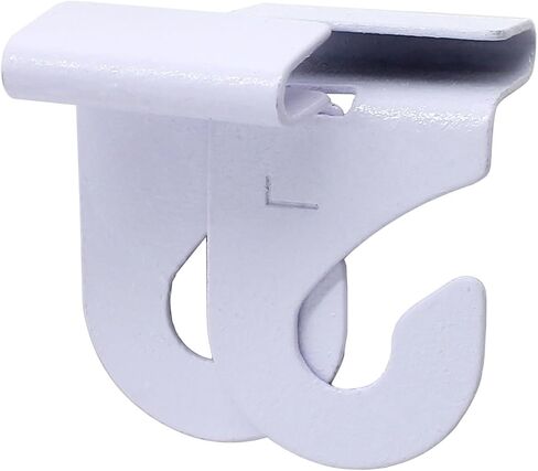 12 قطعة من خطافات السقف المتدلية، مشابك معدنية شديدة التحمل على شكل حرف T، خطافات تعليق السقف المعلقة، مشابك شبكية بيضاء لتعليق النباتات في المنزل والمكتب والفصول الدراسية لتزيين العلامات in Kuwait