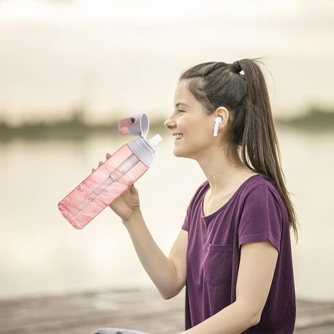 Bottle Filter Mouthpiece Replacement for Brita Water Bottle, Valve Replacement Accessories for Brita Filter Bottle, 3PC Silicone Mouthpiece, 4PC Filter Cartridges, Filter Bottle Parts in Kuwait