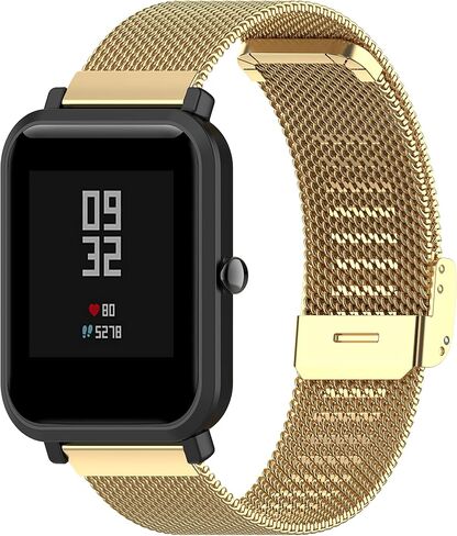Chofit Metal Mesh Stainless Steel Loop Compatible with Ddidbi/Aptkdoe Watch Band for Women&Men Wristbands Bracelet Adjustable Band Strap Replacement Bands for Ddidbi Smartwatch in Saudi Arabia