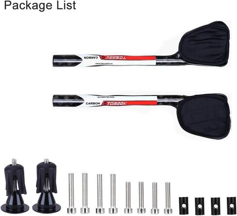 شريط راحة للدراجة TT 12K لامع بالكامل من ألياف الكربون عالية الجودة TT Bar Aero Bars Tri Bars لركوب الدراجات مسند ذراع لوضع شريط للطرق MTB Bike 31.8 مم - أخضر in Kuwait