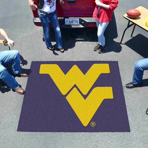 سجادة FANMATS 2462 West Virginia Mountaineers All-Star - 34 بوصة × 42.5 بوصة سجادة منطقة المعجبين الرياضية، سجادة ديكور المنزل وحصيرة خلفية in Saudi Arabia