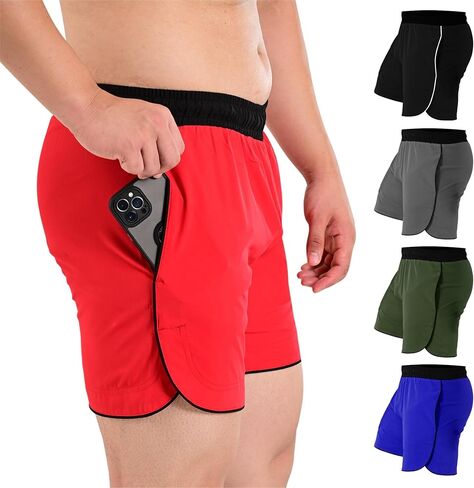 Roar Mens Running Shorts Lightweight Athletic Workout Shorts for Training & Kickboxing Quick Dry Gym Shorts in Saudi Arabia
