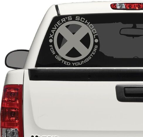 ملصق Yoonek Graphics Xavier's School مستوحى من X-Men (ارتفاع 10 بوصة، أبيض) in Kuwait