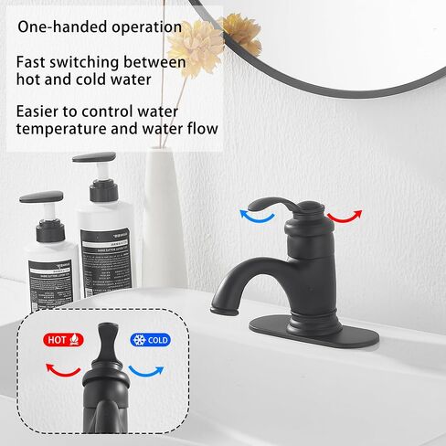 GGStudy Antique Brass Waterfall Bathroom Sink Faucets Single Handle One Hole Deck Mount Lavatory Bathroom Vanity Faucet in Saudi Arabia