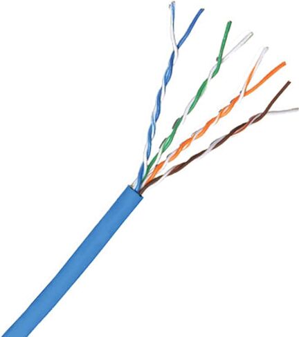 1000ft White Cat5e Riser UTP Solid Copper 24AWG 350MHz High Speed LAN Network Ethernet Wire Internet Patch Cable UL ETL CMR in Saudi Arabia