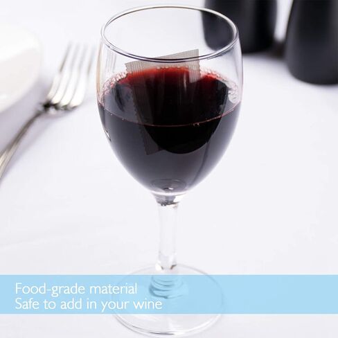 Wine Filters (24 Pack), Remove Sulfite Tannin and Histamines, All Natural Ingredients, Wine Allergy Sensitivity Prevention, Stop Wine Headaches Nausea in Saudi Arabia