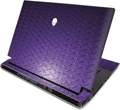 MightySkins Skin for Alienware M15 R2 (2019) - Cold Steel | Protective, Durable, and Unique Vinyl Decal Wrap Cover | Easy to Apply, Remove, and Change Styles | Made in The USA (ALWM15R219-Cold Steel) in Saudi Arabia