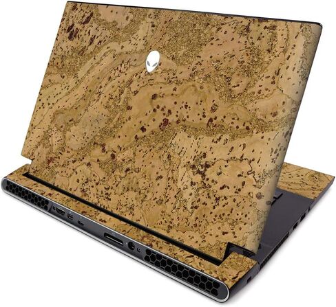 MightySkins Skin for Alienware M15 R2 (2019) - Cold Steel | Protective, Durable, and Unique Vinyl Decal Wrap Cover | Easy to Apply, Remove, and Change Styles | Made in The USA (ALWM15R219-Cold Steel) in Saudi Arabia