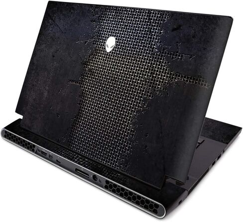 MightySkins Skin for Alienware M15 R2 (2019) - Cold Steel | Protective, Durable, and Unique Vinyl Decal Wrap Cover | Easy to Apply, Remove, and Change Styles | Made in The USA (ALWM15R219-Cold Steel) in Saudi Arabia