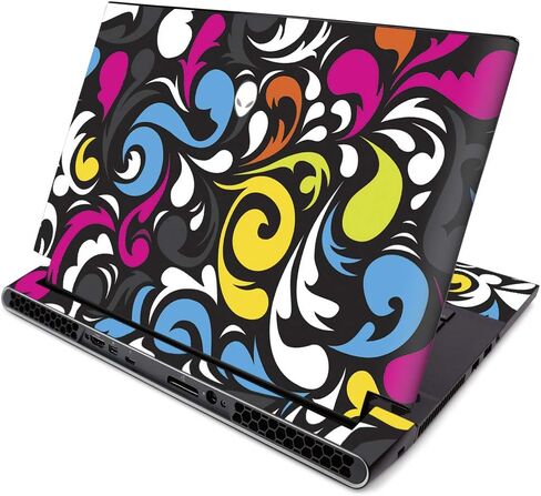 MightySkins Skin for Alienware M15 R2 (2019) - Cold Steel | Protective, Durable, and Unique Vinyl Decal Wrap Cover | Easy to Apply, Remove, and Change Styles | Made in The USA (ALWM15R219-Cold Steel) in Saudi Arabia