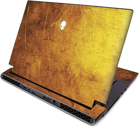 MightySkins Skin for Alienware M15 R2 (2019) - Cold Steel | Protective, Durable, and Unique Vinyl Decal Wrap Cover | Easy to Apply, Remove, and Change Styles | Made in The USA (ALWM15R219-Cold Steel) in Saudi Arabia