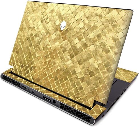 MightySkins Skin for Alienware M15 R2 (2019) - Cold Steel | Protective, Durable, and Unique Vinyl Decal Wrap Cover | Easy to Apply, Remove, and Change Styles | Made in The USA (ALWM15R219-Cold Steel) in Saudi Arabia