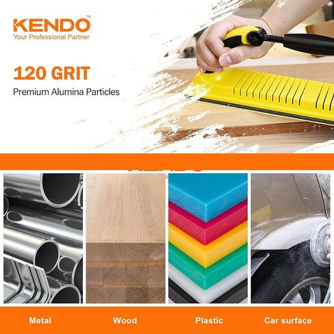 KENDO 320 Grit Sandpaper Roll, 2-3/4" Wide 20 Yard Longboard Self Adhesive PSA Stickyback Sand Paper for Automotive, Hand Sanding Blocks, Woodworking, Metal, Plastic in Kuwait