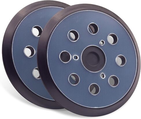5" Sander Replacement Pad for Makita, 5 Inch 8 Hole Hook and Loop Sander Pads for Makita BO5010, BO5030K, BO5031K Compatible with DeWalt D26451,D26453,DW420, Porter Cable 382 (2 Pack) in Saudi Arabia