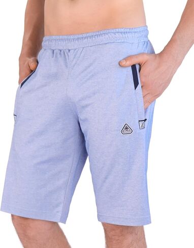 SCR Men's Tall Athletic Shorts 11" Inseam - Mens Lounge Shorts for Tall, Big and Tall Men - with Zipper Pockets in Saudi Arabia
