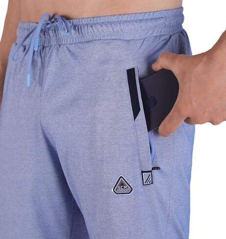 SCR Men's Tall Athletic Shorts 11" Inseam - Mens Lounge Shorts for Tall, Big and Tall Men - with Zipper Pockets in Saudi Arabia
