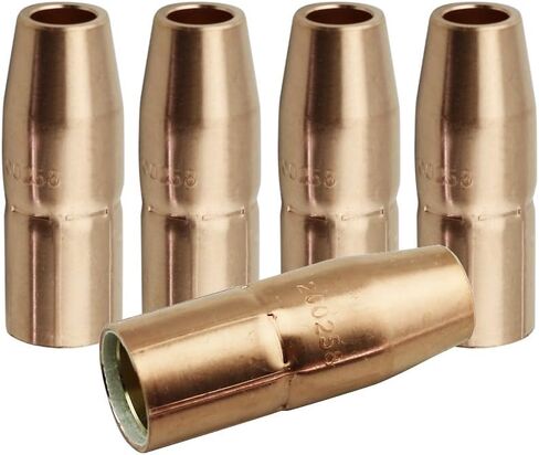 WeldingCity 5-pk Gas Nozzle 169-715 169715 1/2" for Miller Millermatic M-100 (M-10) M-150 (M-150) and Hobart H-9/H-10 MIG Welding Guns in Saudi Arabia