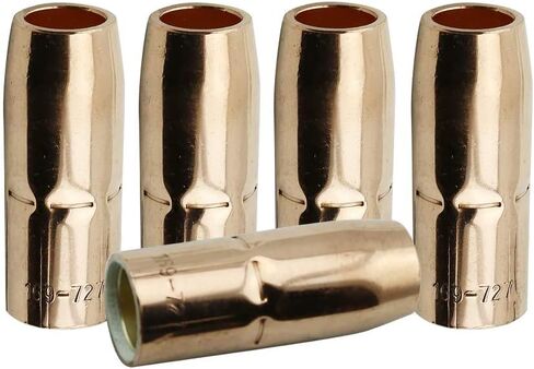 WeldingCity 5-pk Gas Nozzle 169-715 169715 1/2" for Miller Millermatic M-100 (M-10) M-150 (M-150) and Hobart H-9/H-10 MIG Welding Guns in Saudi Arabia