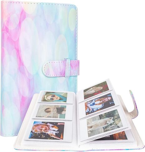 Mini Photo Album for 2x3-Inch Film - 96 Pockets Photo Album for Fujifilm Instax Mini 12/11/9/8/7S/40/90/EVO Instant Camera & Mini Link 2 Printer in Kuwait