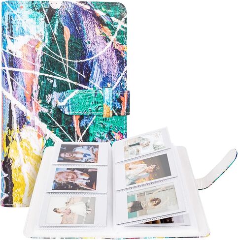 Mini Photo Album for 2x3-Inch Film - 96 Pockets Photo Album for Fujifilm Instax Mini 12/11/9/8/7S/40/90/EVO Instant Camera & Mini Link 2 Printer in Kuwait