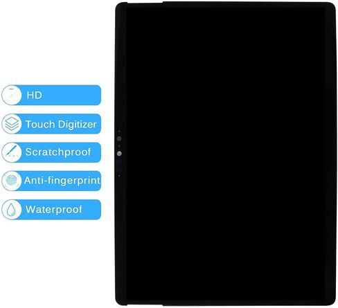 for Microsoft Surface Pro X Screen Replacement for Microsoft Surface Pro X 1876 M1042400 LCD Display Touch Screen Digitizer Assembly Repair Parts Black in Saudi Arabia