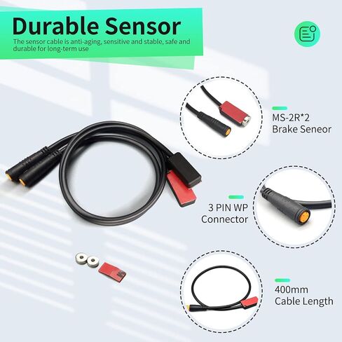 E-Bike MS-BK-2R Brake Cut Off Sensor SM/Waterproof Connector Electric Bike Cut Power Off Mechanical Hydraulic Brake Sensor for E Bike in Saudi Arabia