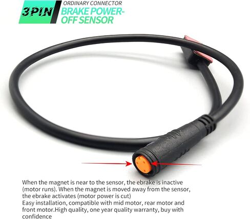 E-Bike MS-BK-2R Brake Cut Off Sensor SM/Waterproof Connector Electric Bike Cut Power Off Mechanical Hydraulic Brake Sensor for E Bike in Saudi Arabia