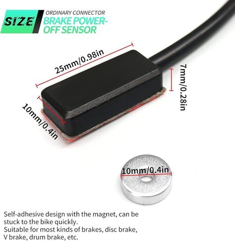 E-Bike MS-BK-2R Brake Cut Off Sensor SM/Waterproof Connector Electric Bike Cut Power Off Mechanical Hydraulic Brake Sensor for E Bike in Saudi Arabia