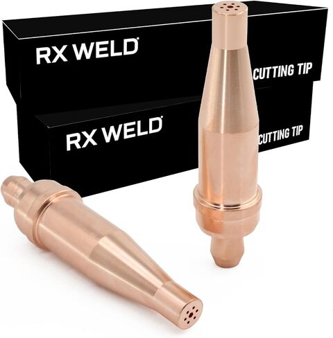 أطراف شعلة قطع الأسيتيلين 1-1-101 من RX WELD، شعلة شديدة التحمل على شكل حرف V - عبوة من قطعتين in Kuwait