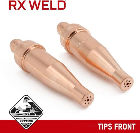 أطراف شعلة قطع الأسيتيلين 1-1-101 من RX WELD، شعلة شديدة التحمل على شكل حرف V - عبوة من قطعتين in Kuwait