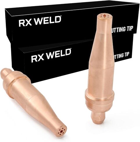 أطراف شعلة قطع الأسيتيلين 1-1-101 من RX WELD، شعلة شديدة التحمل على شكل حرف V - عبوة من قطعتين in Kuwait