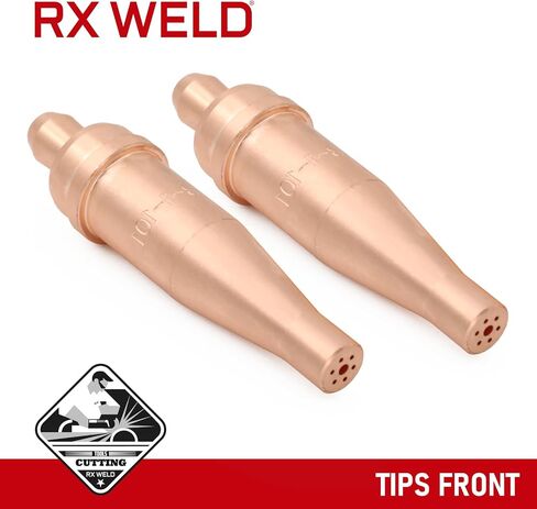 أطراف شعلة قطع الأسيتيلين 1-1-101 من RX WELD، شعلة شديدة التحمل على شكل حرف V - عبوة من قطعتين in Kuwait