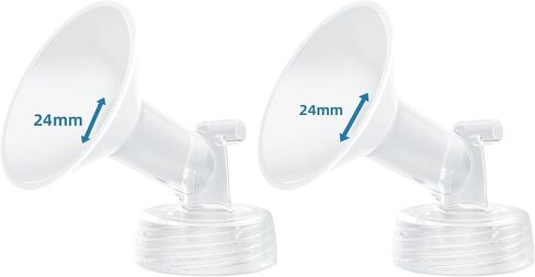 أجزاء مضخة الثدي متوافقة مع أجزاء المضخة البديلة Spectra Flange 21 مم، أجزاء مضخة Spectra، مضخة الثدي Spectra، زجاجات Spectra، أجزاء مضخة Spectra s1 s2، Spectra Flange 21mm 2 قطعة in Saudi Arabia