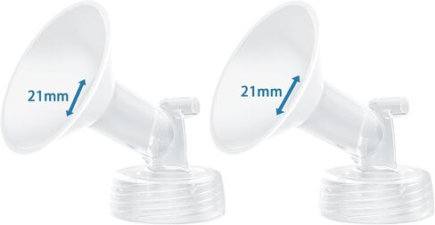 أجزاء مضخة الثدي متوافقة مع أجزاء المضخة البديلة Spectra Flange 21 مم، أجزاء مضخة Spectra، مضخة الثدي Spectra، زجاجات Spectra، أجزاء مضخة Spectra s1 s2، Spectra Flange 21mm 2 قطعة in Saudi Arabia