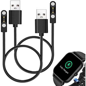 Smart Watch Cables Compatible with Nerunsa P66D 1.85" Smart Watch, 2 PCs