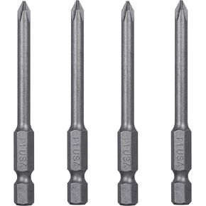 Mayhew Tools 19223-4 Phillips Power Bit, NO. 1 x 2.75", 4-Pack