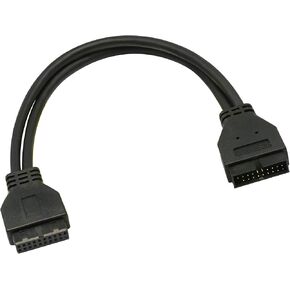 GINTOOYUN USB 3.0 20Pin Header Extension Cable FENGQLONG Male to Female Extension Cable