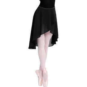Women Semi-sheer Dance Skirt Irregular Wrap Ballet Skirts Match Leotards in Summer