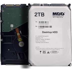 MDD 2TB 64MB Cache 7200RPM SATA 6.0Gb/s 3.5inch Internal Desktop Hard Drive (MDD2000GSA6472)