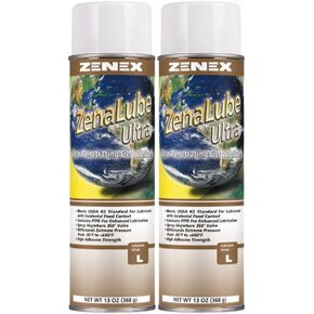 Zenex ZenaLube Ultra Clear Penetrating Gel Lubricant with PTFE net 13 oz. 2 Cans.