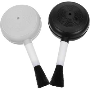 PartyKindom 2pcs Cleaning Blower Brush: Air Dust Blower and Soft Brush Squeeze Balls Air Blower for Computer Digital Camera Lens Cleaner