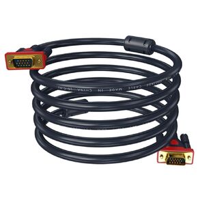 RIIPOO VGA to VGA Cable, 10Ft VGA Monitor Cable Cord Male to Male 1080P with Ferrites for Computer Projector Monitor