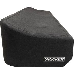 KICKER 51KFDL7T102 Underseat Downfiring Loaded Subwoofer Enclosure for Select Ford Trucks, Dual 10" Solo-Baric L7T Subwoofers, 1,000 Watts RMS, 2-Ohm