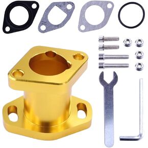 برغي حشية مدخل أنبوب دخول السباق للأداء للمفترس 212cc 196cc 6.5HP كولمان Ct200u Bt200x GX160 GX200 Baja Mb200 Hummerhead OHV Clone Engines Mini Bike Go Kart Blue in Kuwait